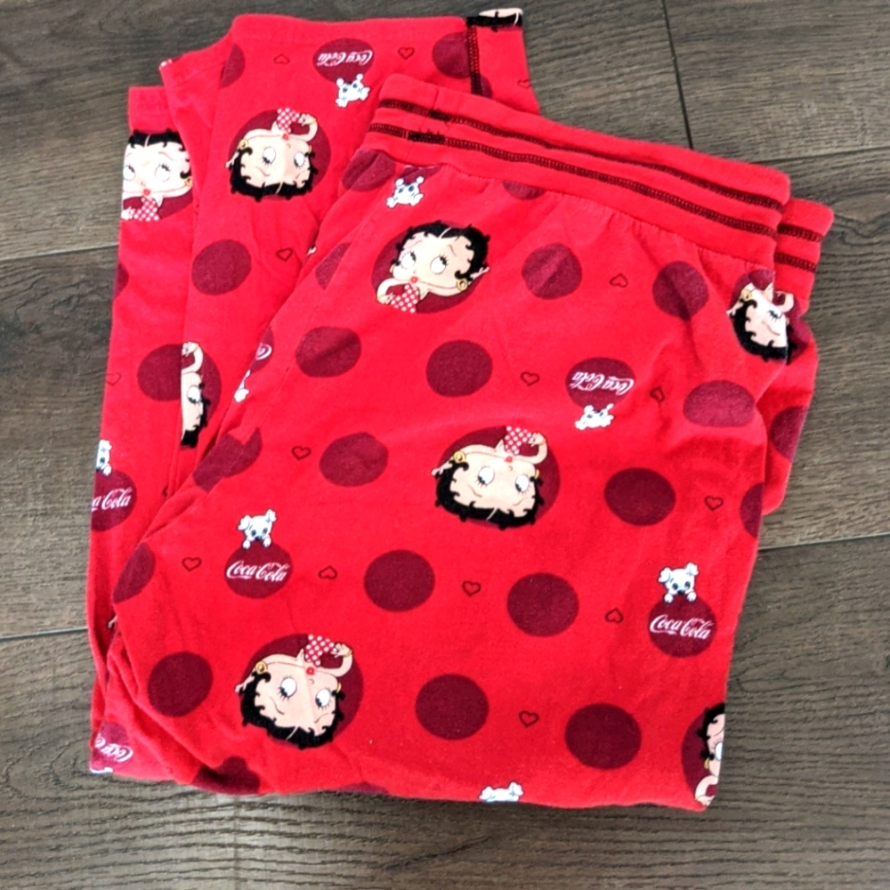 Red Betty Boop PJ Pants 3X
